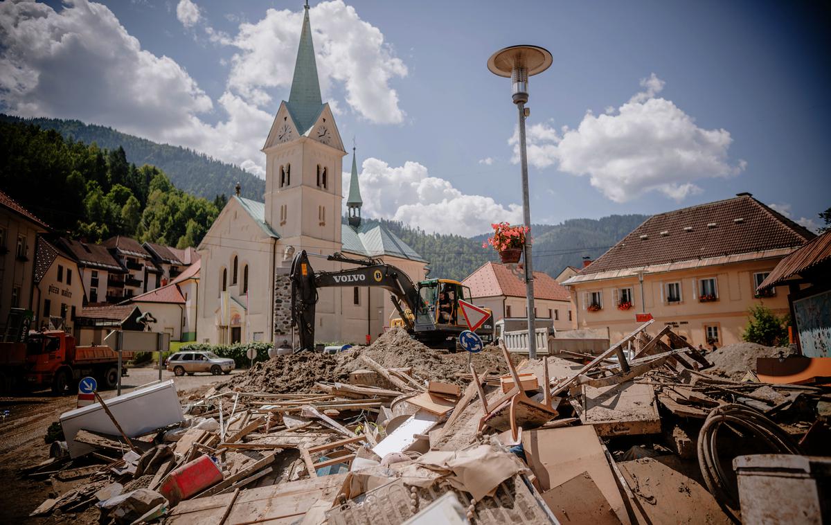 Poplave. Ujma. Karitas. | Občine, ki želijo prejeti predplačilo za odpravo škode, morajo do danes oddati predhodno oceno škode. Bolj točne številke lahko objavijo do 22. septembra. | Foto Irek Dorozanski