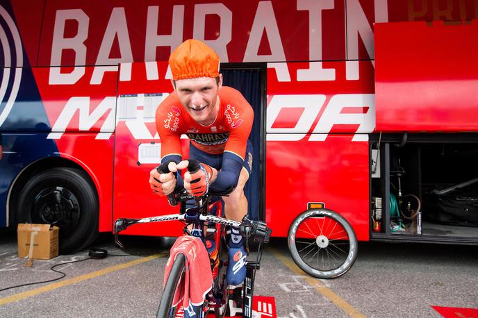 Grega Bole | Grega Bole je vajen vrtenja pedal na prostem. Danes je bilo nekoliko drugače, saj se je udeležil prav posebne etape. | Foto Vid Ponikvar