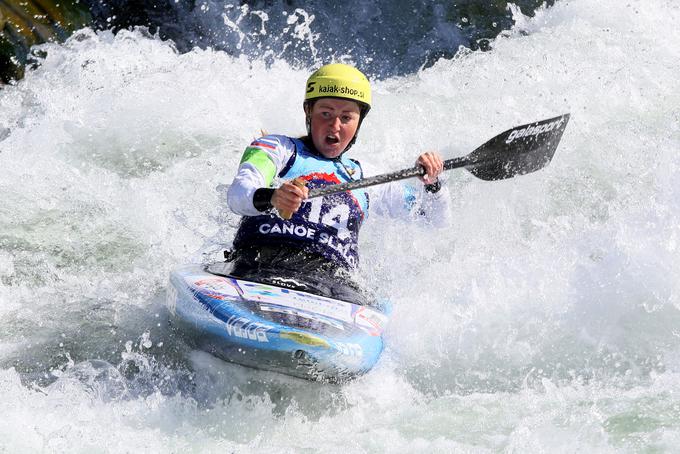 Eva Alina Hočevar je osvojila 13. mesto. | Foto: Kajakaška zveza Slovenije