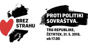 Pred volitvami napovedan protest proti politiki sovraštva