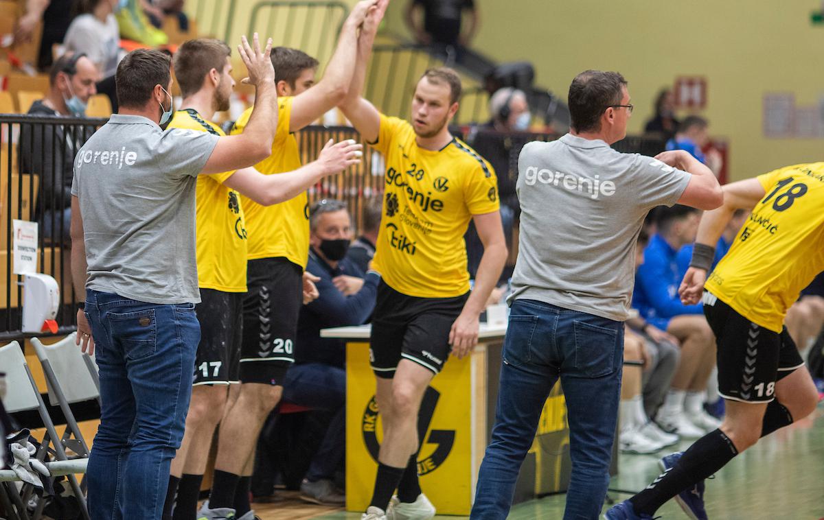 RK Gorenje Velenje RK Celje Pivovarna Laško | Velenjčani so po zanesljivi zmagi v Mariboru prevzeli vodstvo na lestvici in so v najboljšem položaju za naslov prvaka. | Foto Jurij Vodušek/Sportida