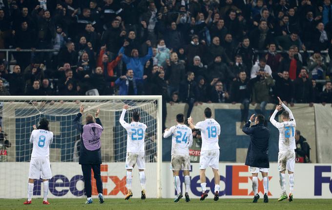 Nogometaši Rijeke so prepričani, da lahko v hrvaškem prvenstvu še mešajo štrene najboljšim. Trenutno zasedajo četrto mesto. | Foto: Reuters