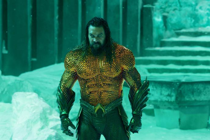 Aquaman 2 | Jason Momoa je še zmeraj mogočen kot Aquaman, a je izgubil veliko karizme iz prvega filma. | Foto Blitz Film & Video Distribution