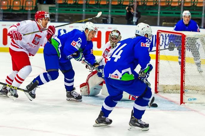 Poljska Slovenija hokej | Foto Drago Cvetanovič