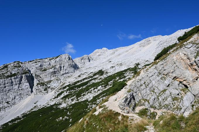 Pot nad grapo zavije desno. | Foto: Matej Podgoršek