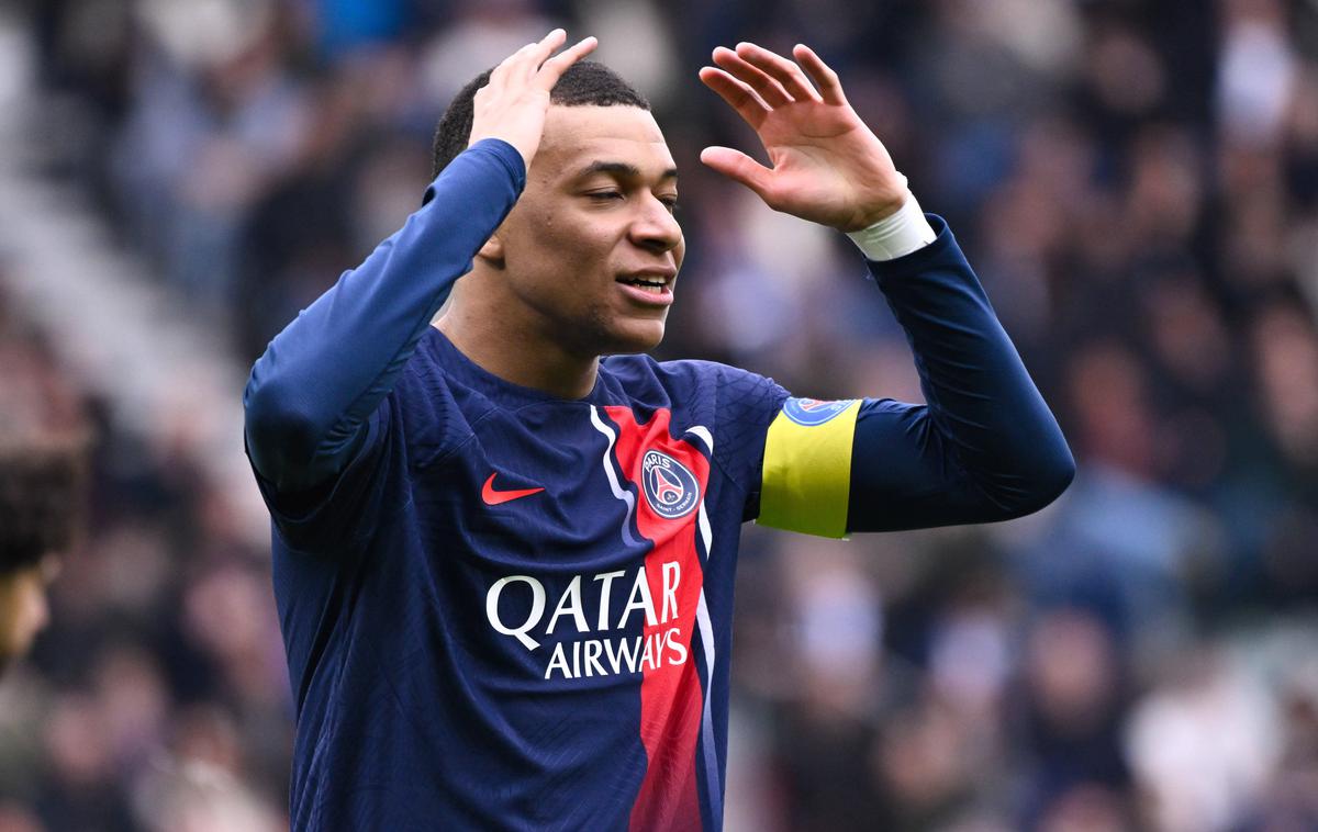 Kylian Mbappe | Kylian Mbappe, ki igra zadnjo sezono za PSG, je v tej sezoni na štirih pokalnih srečanjih dosegel kar sedem zadetkov. | Foto Guliverimage