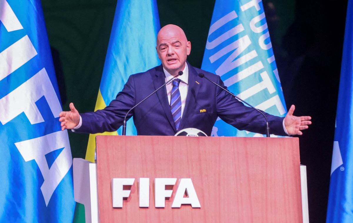 Gianni Infantino | Klubsko SP za ženske po oceni predsednika Fife Giannija Infantina predstavlja pomemben mejnik v razvoju ženskega nogometa. | Foto Reuters