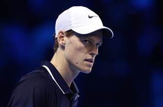 Jannik Sinner in Taylor Fritz sta prišla do prve točke