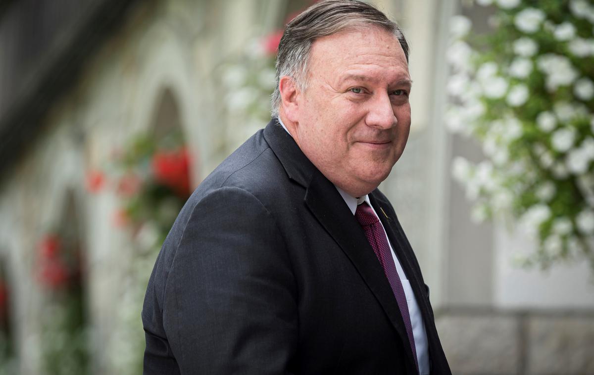 Mike Pompeo | Pompeo se sicer trenutno mudi v Dohi, kjer so se začela zgodovinska pogajanja med vlado v Kabulu in talibani. | Foto Reuters