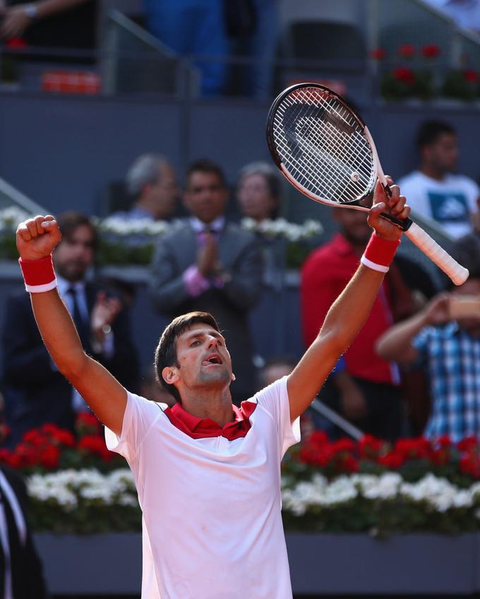 Novak Đoković je bil po zmagi nad Japoncem zelo vesel. | Foto: Guliverimage/Getty Images