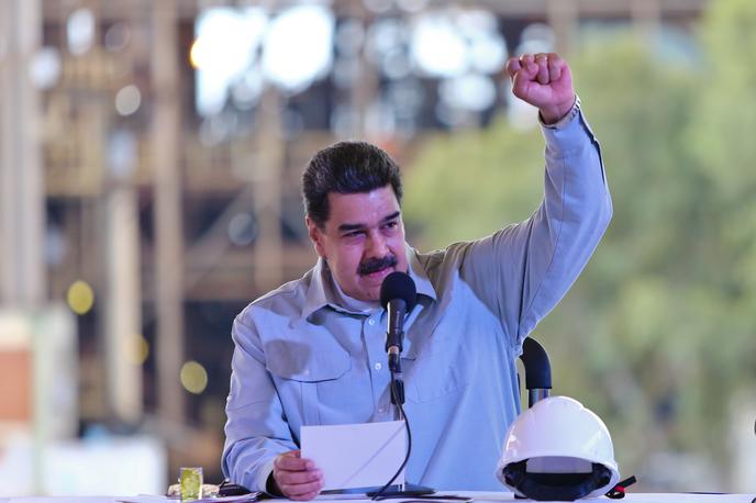 nicolas maduro | V Venezueli so aretirali ameriškega vohuna, ki je oprezal v bližini dveh tamkajšnjih rafinerij. Na fotografiji venezuelski predsednik Nicolas Maduro. | Foto Reuters