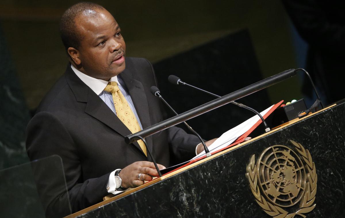 Kralj Mswati | Kralj Mswati III. je star 51 let.  | Foto Reuters