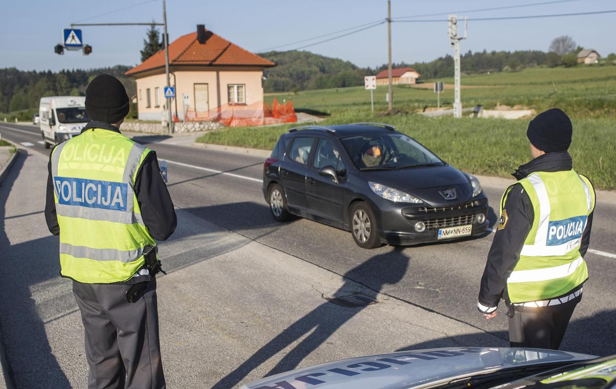 Policija merjenje hitrosti