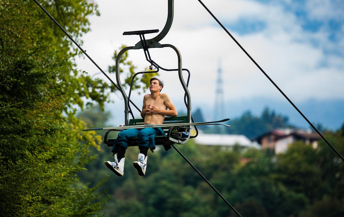 smučarski skoki, reprezentanca | Domen Prevc trenutno ni na želeni ravni. Wislo, ki bo konec tedna gostila edini tekmi poletne velike nagrade za skakalce, bo izpustil. | Foto Grega Valančič/Sportida