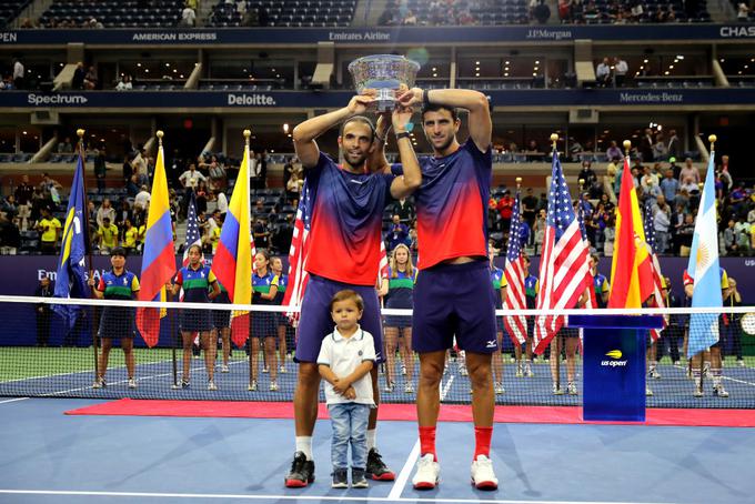 Juan Sebastian Cabal in Robert Farah US open | Foto: Getty Images