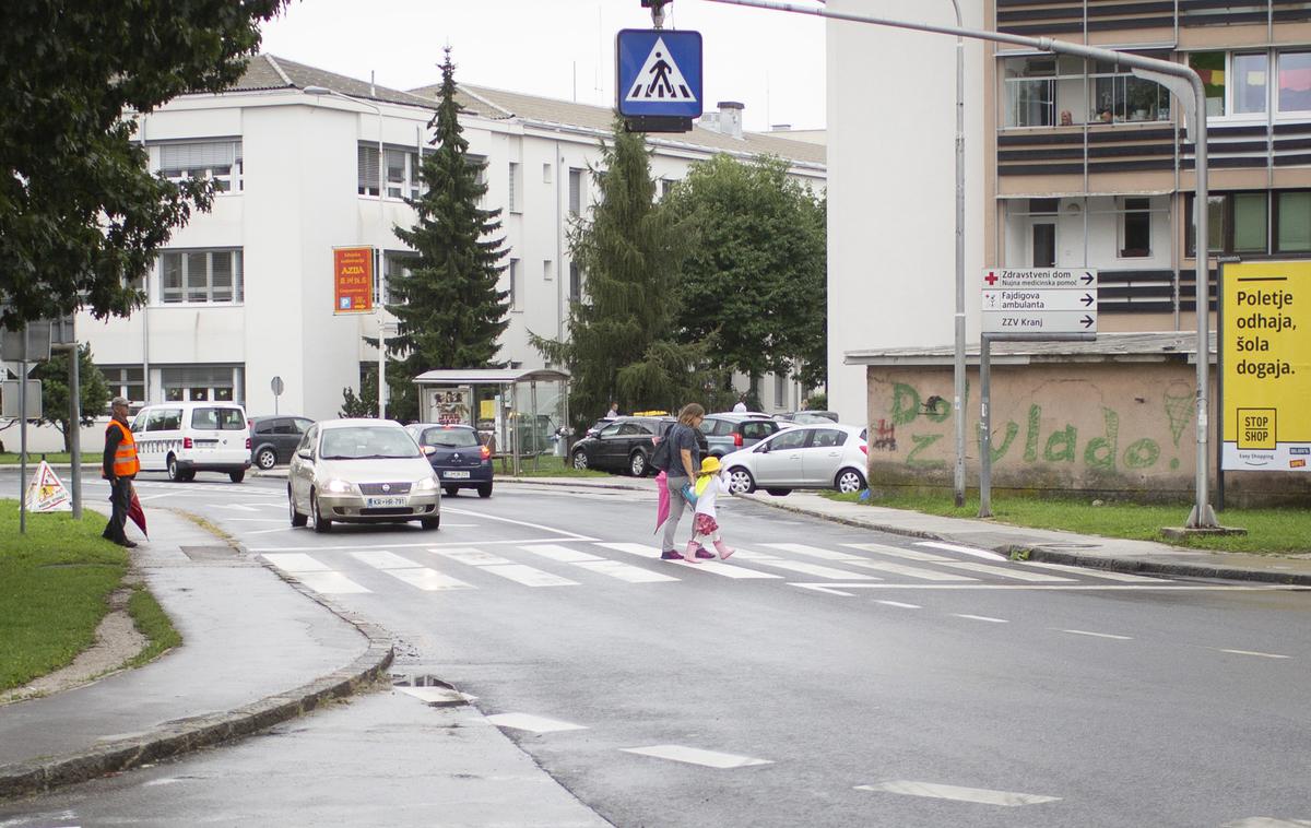 šola Kranj promet cesta | Foto Bojan Puhek