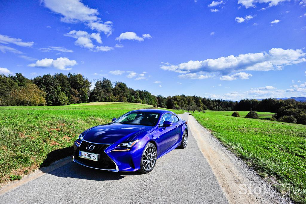 Lexus RC - fotogalerija testnega vozila