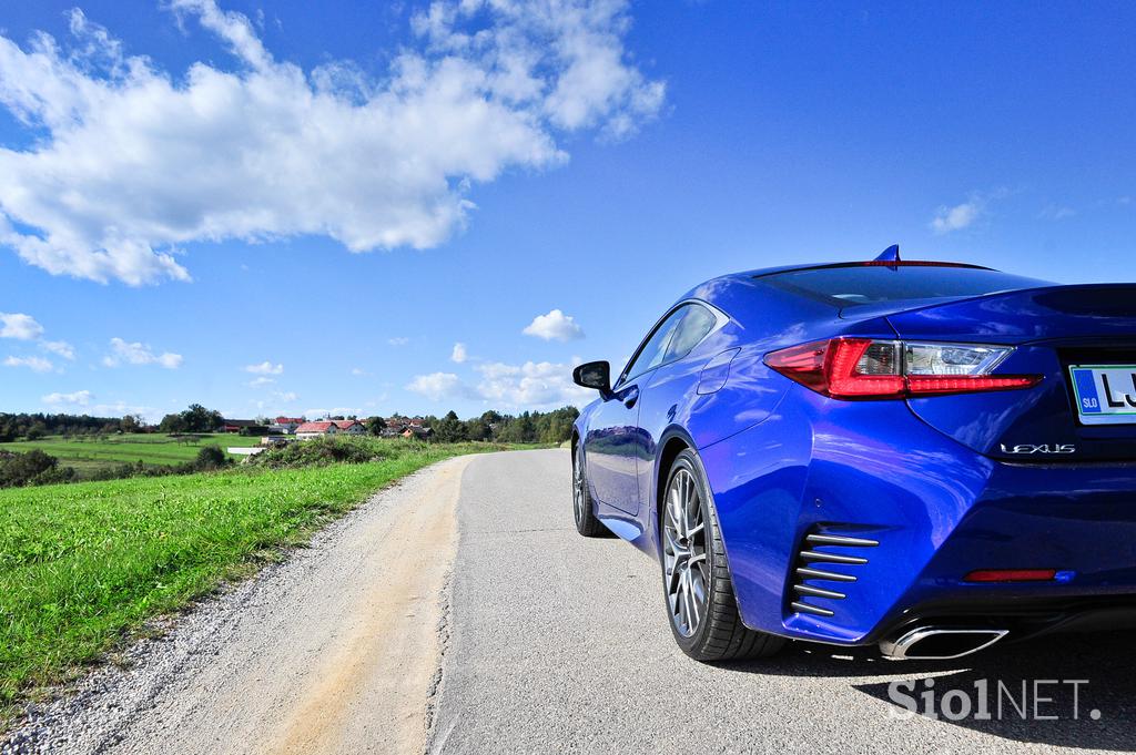 Lexus RC - fotogalerija testnega vozila