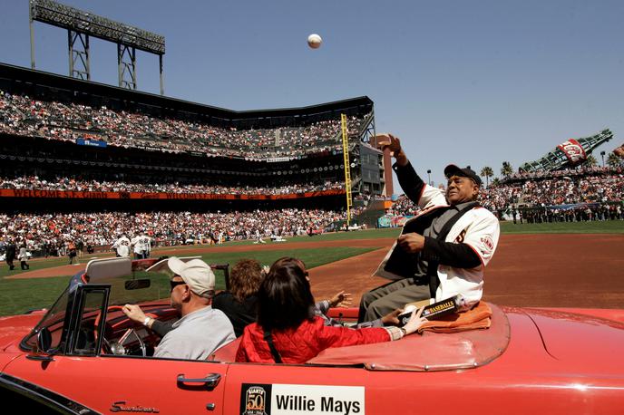 Willie Mays | Willie Mays je umrl v torek v starosti 93 let. | Foto Reuters