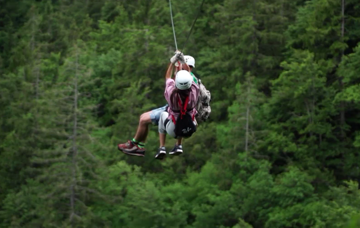 Poletje z Ulo Furlan: zipline v Bovcu | Foto Planet TV