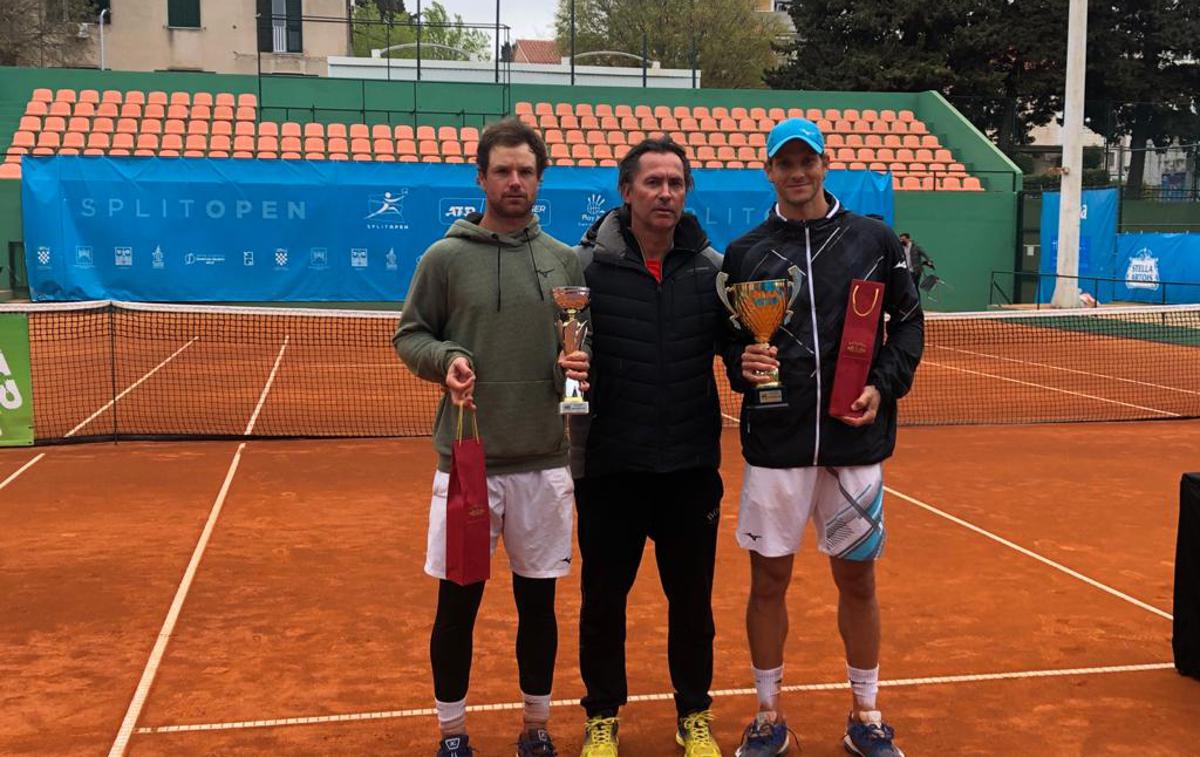 Blaž Kavčič, Blaž Rola | Blaž Rola je v finalu challengerja v Splitu ugnal rojaka in soimenjaka Blaža Kavčiča. | Foto Teniška zveza Slovenije