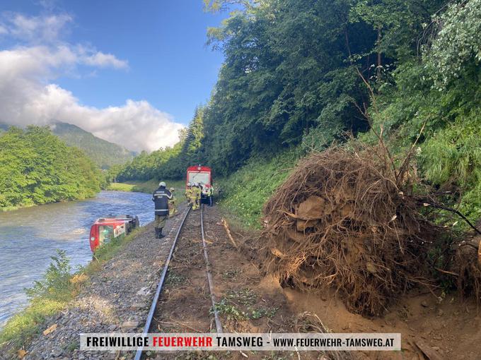 Nesreča vlak Avstrija | Foto: feuerwehr-tamsweg.at