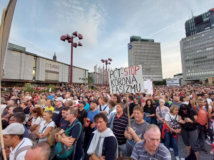 Protest v Ljubljani | Foto: Bojan Puhek