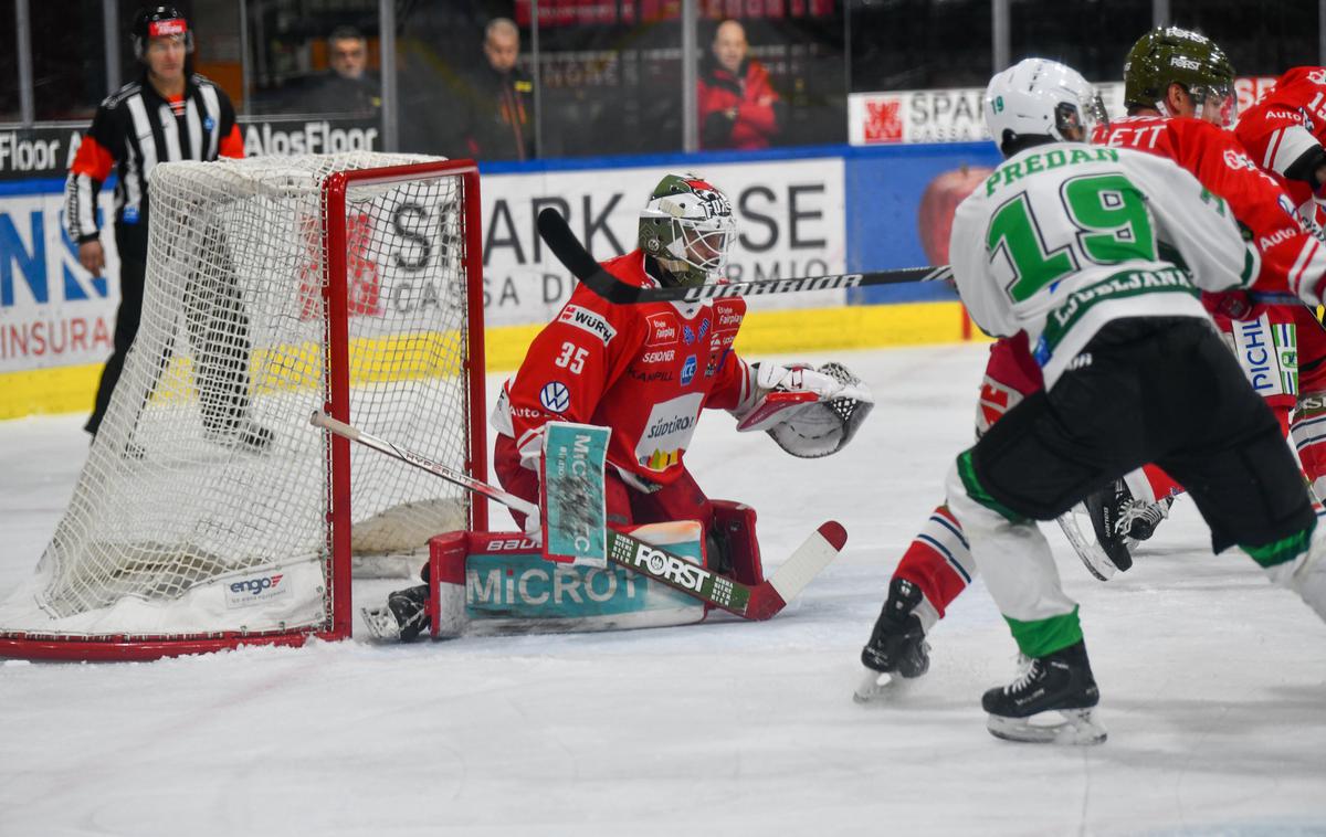 Bolzano : HK Olimpija | Olimpija je na gostovanju pri Bolzanu izgubila z 0:3. | Foto Manfred Mair