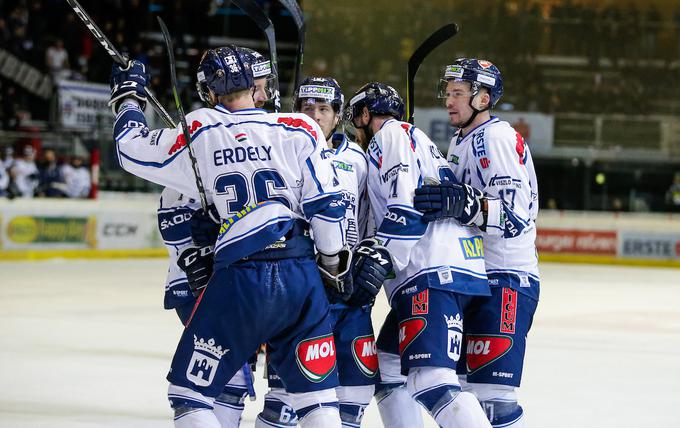 Fehervar, katerega član je tudi poškodovani slovenski napadalec Anže Kuralt, je po prvem delu šesti, kar pomeni, da si je že priigral četrtfinalno vstopnico. | Foto: Sportida