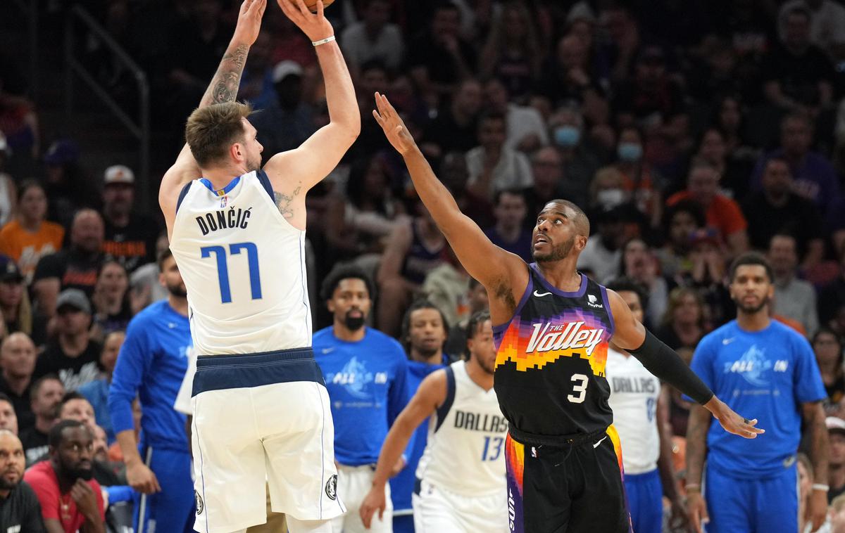 Dallas Mavericks Phoenix Luka Dončić | Luka Dončić je moral še drugič priznati premoč Phoenix Suns. | Foto Reuters