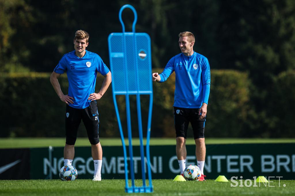 Slovenska nogometna reprezentanca Trening Brdo