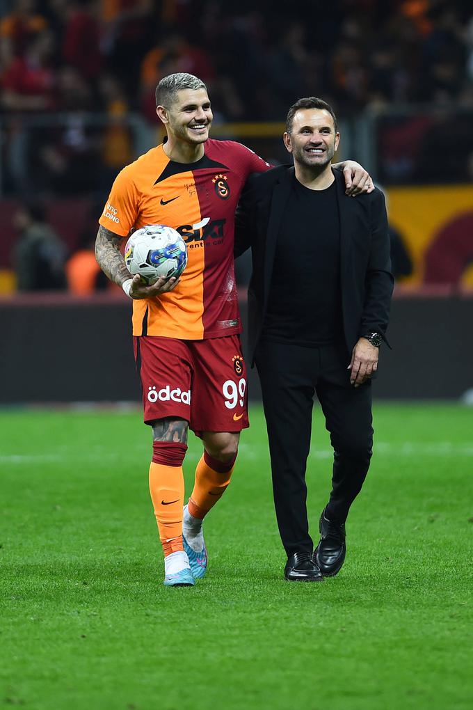 Okan Buruk bi lahko proti Olimpiji poslal v ogenj tudi Maura Icardija. | Foto: Guliverimage