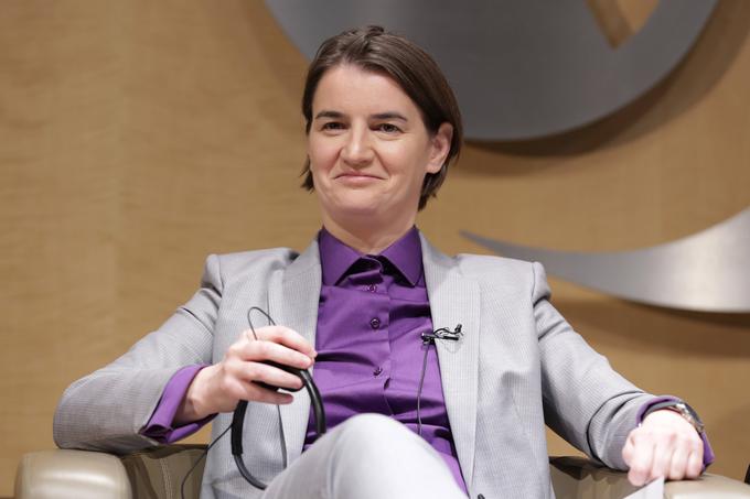 Ana Brnabić vodi srbsko vlado od leta 2017. Je prva ženska in prva odkrito istospolna oseba na čelu srbske vlade.  | Foto: Guliverimage