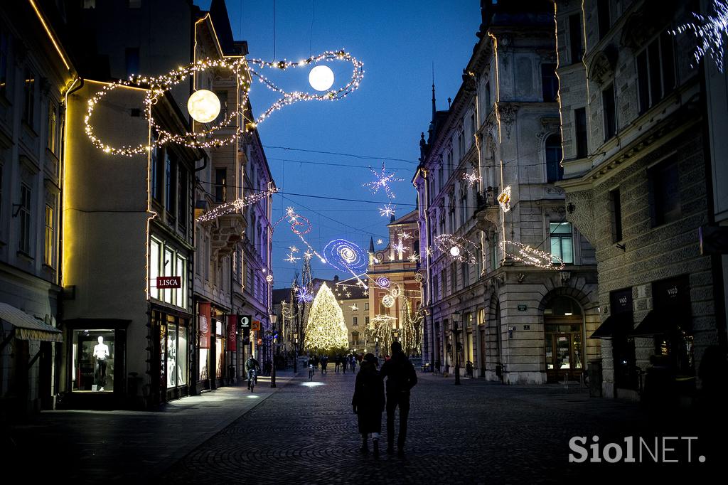 prižig luči, božič, prazniki