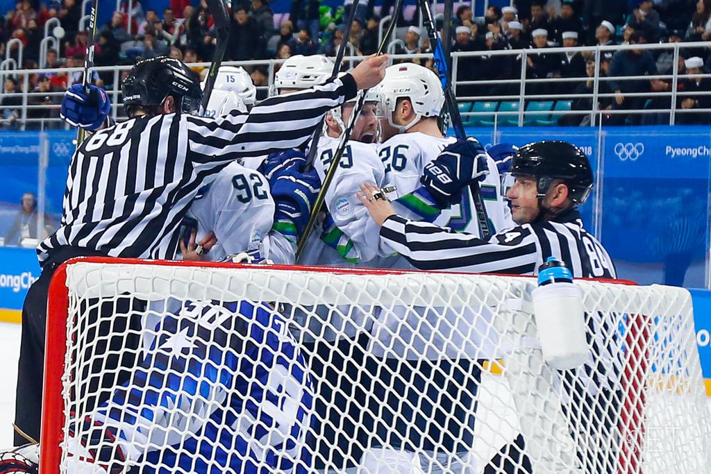 slovenska hokejska reprezentanca ZDA OI