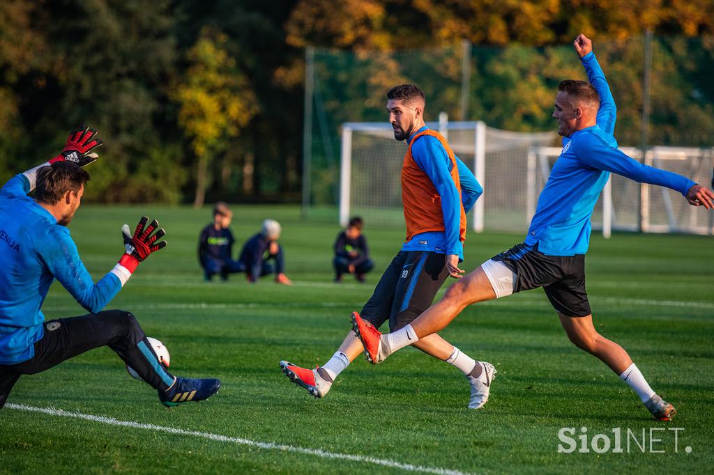 Slovenska nogometna reprezentanca Trening