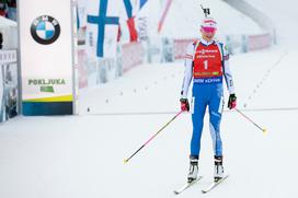 Biatlon Pokljuka zasledovalna tekma ženska