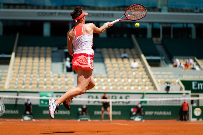 Tamara Zidanšek | Tamara Zidanšek je lani poskrbela za največji podvig v karieri, ko se je na OP Francije zavihtela med najboljše štiri. | Foto Guliverimage