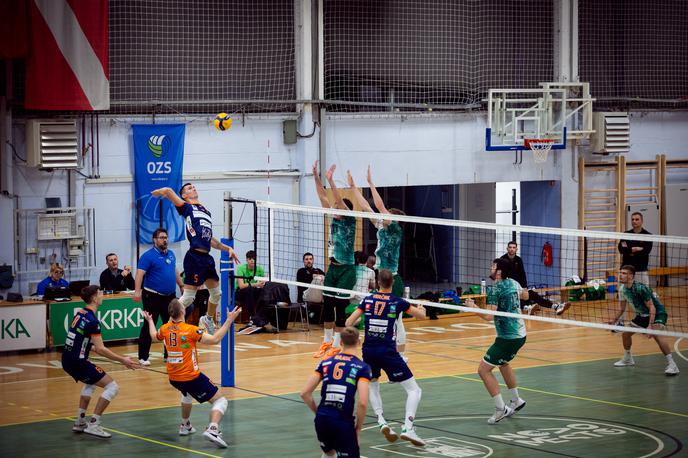 OK Krka, odbojkarski klub Krka, ACH Volley | ACH Volley je v Novem mestu zmagal s 3:1. | Foto Simon Vesel/MOK Krka