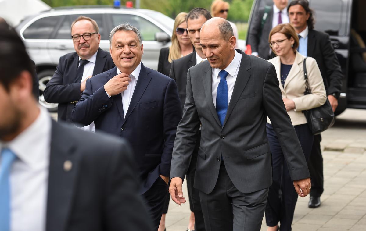 Janez Janša, Viktor Orban | Foto STA