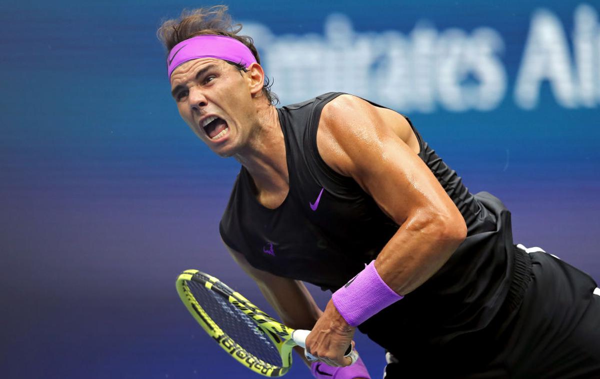 Rafael Nadal | V paru s Federerjem namesto Nadala igral Grk Stefanos Cicipas. | Foto Gulliver/Getty Images