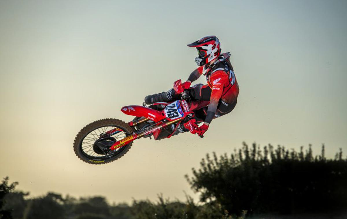 Tim Gajser 2023 | Tim Gajser je na svojem novem motorju za sezono 2023. | Foto Honda Pro Racing/ShotbyBavo