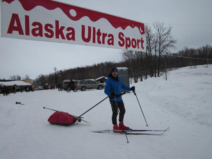 Najtežje zimske preizkušnje,1.800 kilometrov dolgega tekmovanja Iditarod Trail Invitational na Aljaski, se je Podgornik udeležil sedemkrat, a nikoli ni prišel do cilja.  | Foto: Osebni arhiv