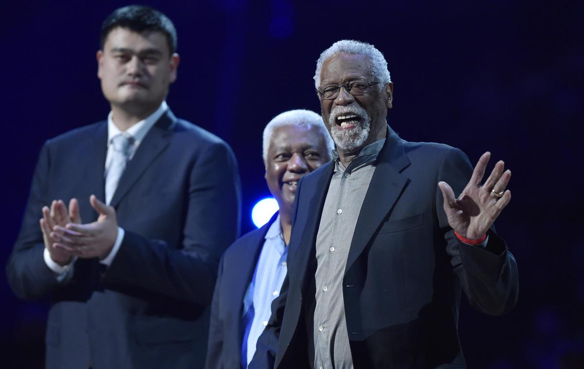 Bill Russell | Bill Russell je v petek sprejel prstan za vstop v košarkarski hram slavnih. | Foto Reuters