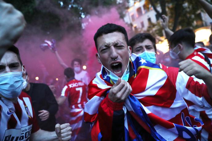 Atletico Madrid prvak | Med devetimi klubi, ki so ekspresno zapustili superligo, je tudi aktualni španski prvak Atletico. | Foto Guliverimage