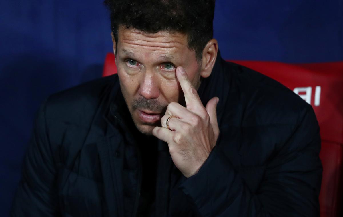 Diego Simeone | Diego Simeone je v nedeljo z Atleticom doživel novo razočaranje. | Foto Reuters