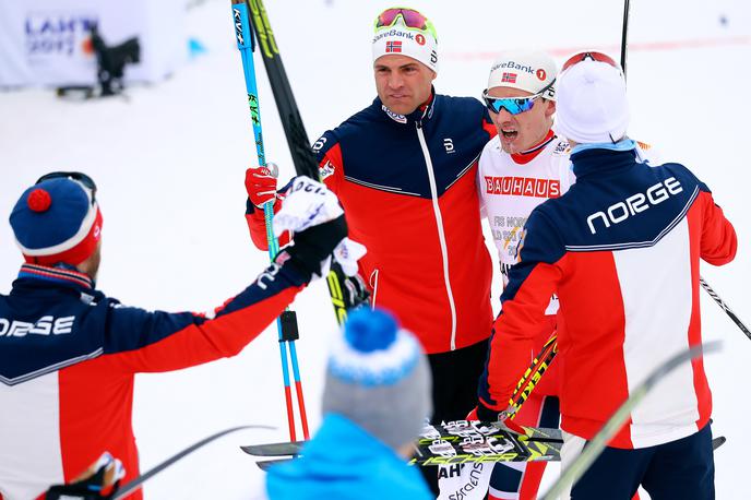 Norvežani štafeta smučarski tek SP Lahti | Foto Reuters