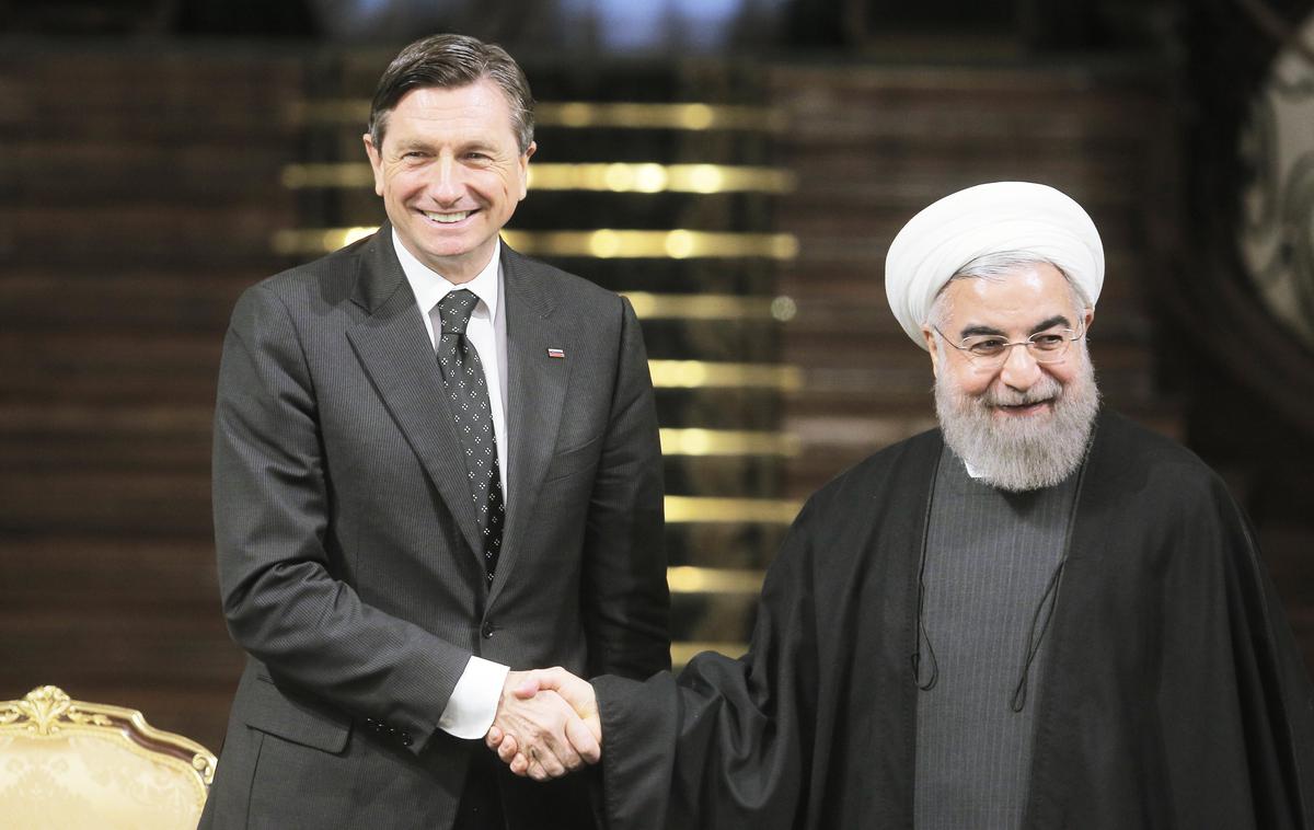 Borut Pahor Hasan Rohani Iran | Foto Daniel Novakovič/STA