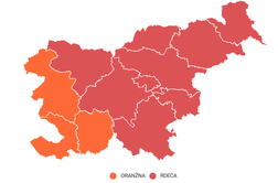 Odhod iz rdečih regij dovoljen le posameznikom s seznama izjem, ne pa tudi sopotnikom in družinskim članom