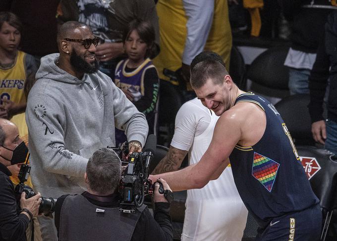 Nikola Jokić, LeBron James | Foto: Guliverimage/Vladimir Fedorenko